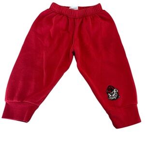 Kids Red Joggers with Embroidered UGS Logo